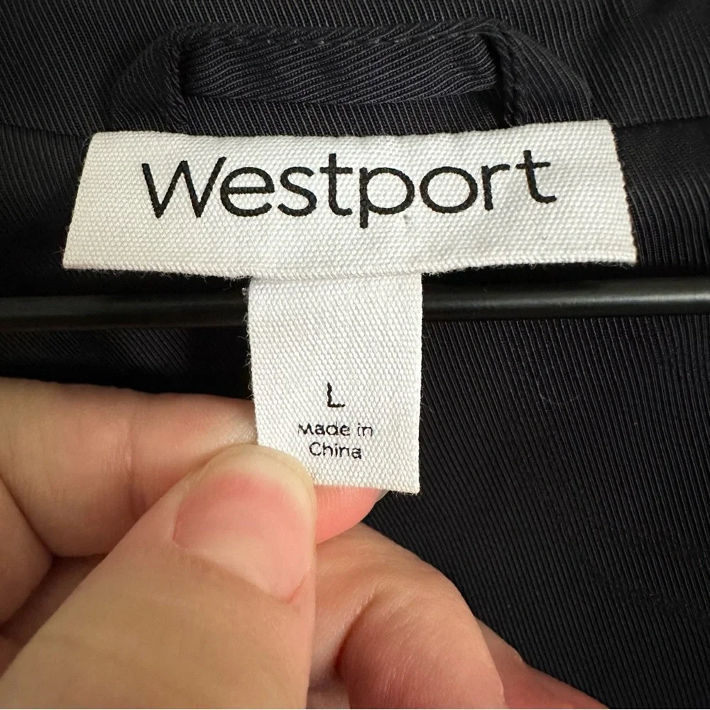 Westport Single-Breast Polyester Jacket |‎ Navy